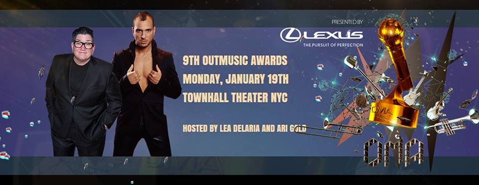 9th OutMusic Awards LGBT Gay Lesbian Music Banner
