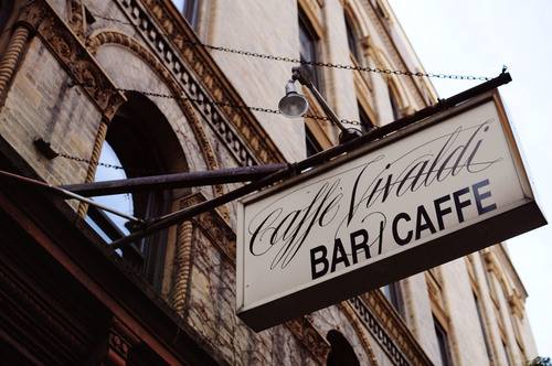 CaffeVivaldi sign