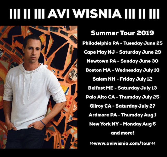 Summer Tour Avi Wisnia 2019 image