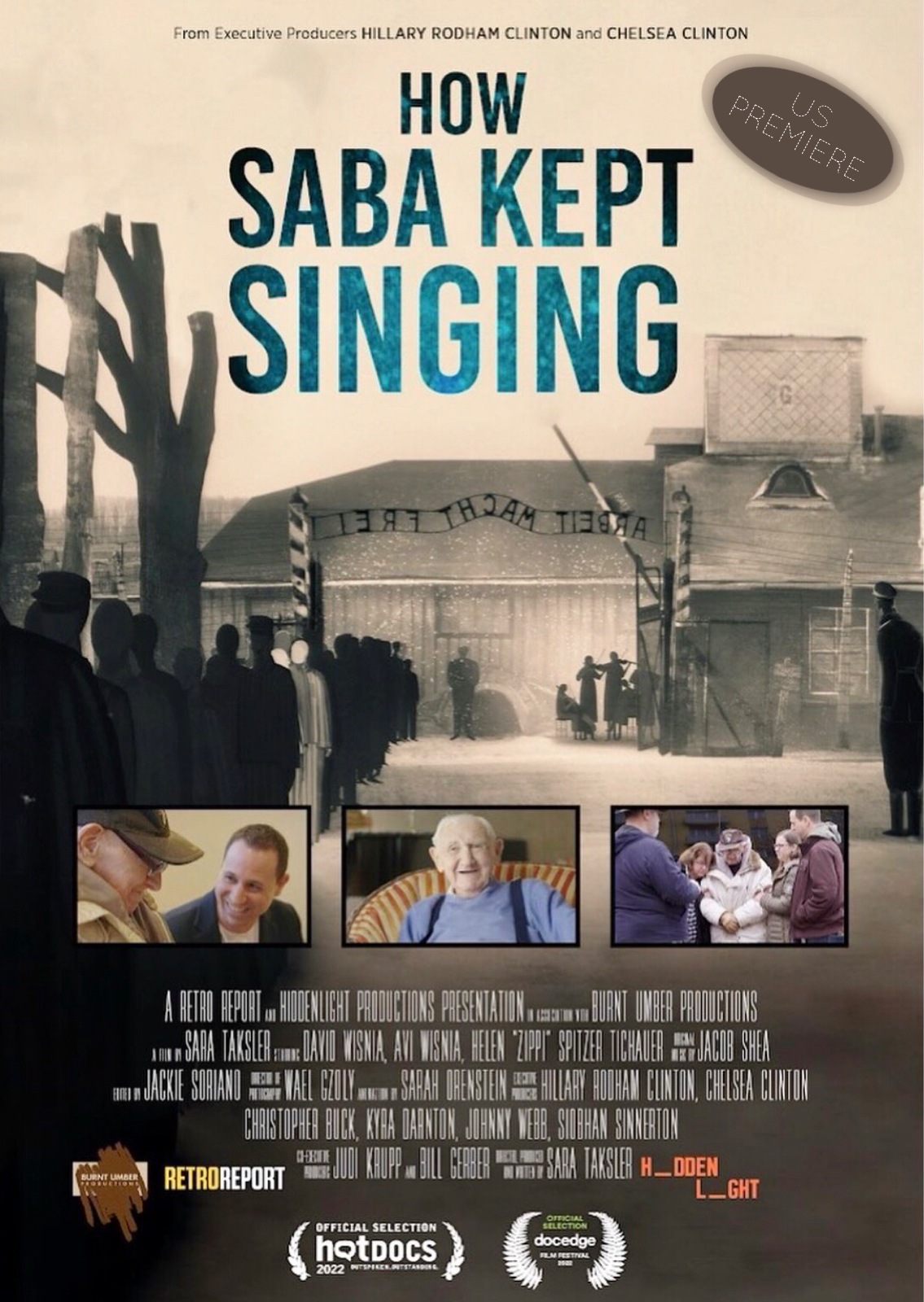 Poster HOW SABA KEPT SINGING US Premiere