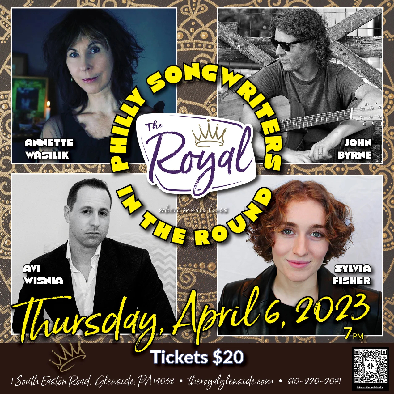Royal April6 2023 Philly Songwriters In The Round