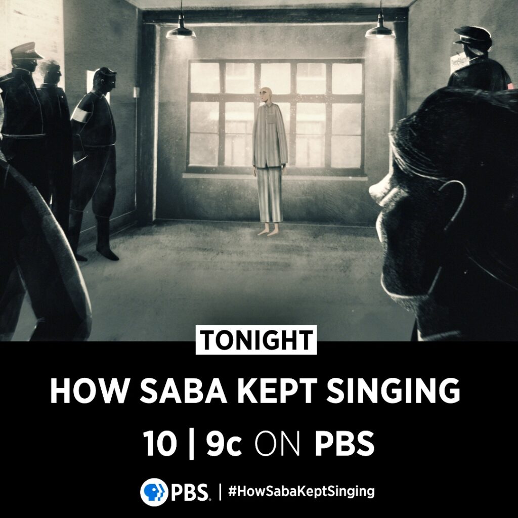How Saba Kept Singing animated BW